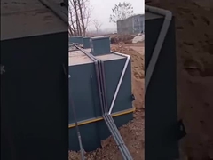 Karbon Çelik Gömülü MBR Kapsamlı Kanalizasyon Arıtma Ekipmanları Hastane Yurtiçi 10m3 / H