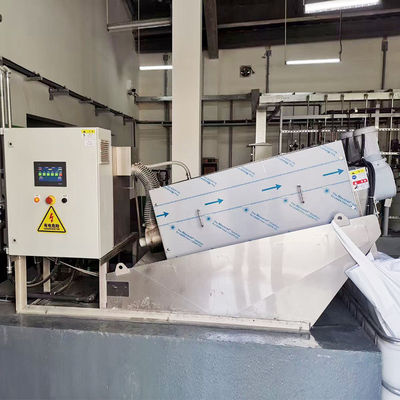 304 Paslanmaz Çelik Sarmal Çamur Susuzlaştırma Makinesi Vidalı Pres Endüstriyel Otomatik