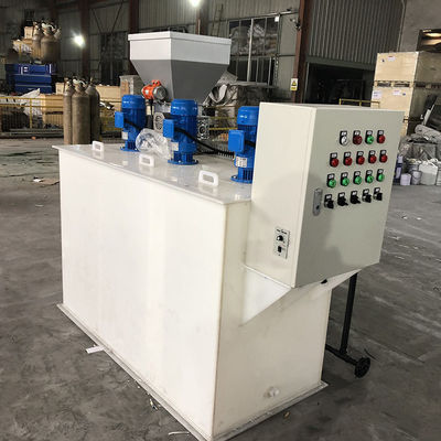 500L/H Üç Kutu Entegre PAM Kuru Toz Otomatik Dozajlama Cihazı Kanalizasyon Arıtma