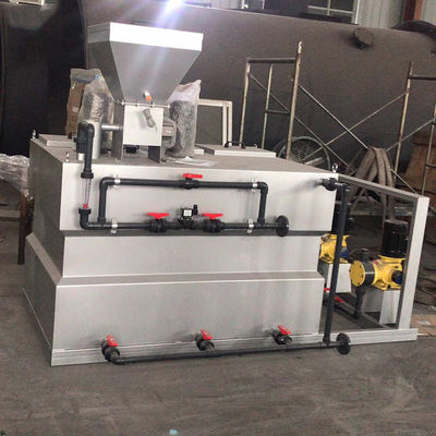 500L/H Üç Kutu Entegre PAM Kuru Toz Otomatik Dozajlama Cihazı Kanalizasyon Arıtma