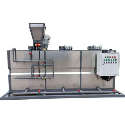 500L/H Üç Kutu Entegre PAM Kuru Toz Otomatik Dozajlama Cihazı Kanalizasyon Arıtma