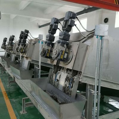 15m3/H spiral çamur susuzlaştırma makinesi gıda fabrikası çamur susuzlaştırma ekipmanı