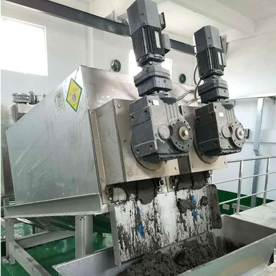 15m3/H spiral çamur susuzlaştırma makinesi gıda fabrikası çamur susuzlaştırma ekipmanı