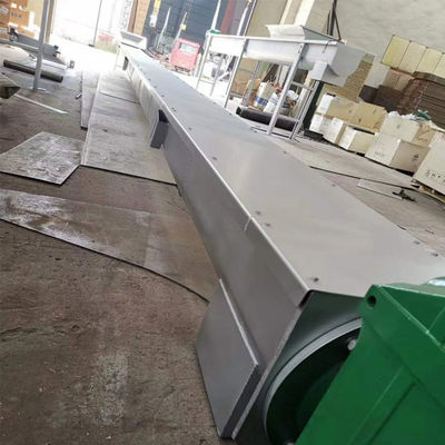 10t/h şaftsız vidalı konveyör 304 paslanmaz çelik çamur ve cüruf taşıma ekipmanı