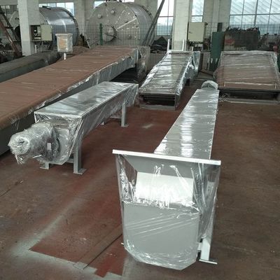 10t/h şaftsız vidalı konveyör 304 paslanmaz çelik çamur ve cüruf taşıma ekipmanı