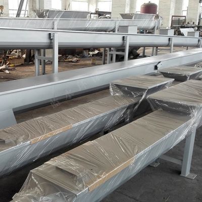 10t/h şaftsız vidalı konveyör 304 paslanmaz çelik çamur ve cüruf taşıma ekipmanı