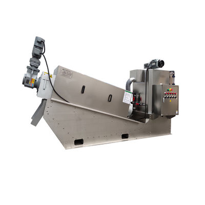 12m3/H Spiral Çamur Susuzlaştırma Makinesi Paslanmaz Çelik Kömür Balçık Çamur Susuzlaştırma