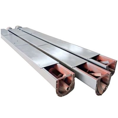 2m3/H karbon çelik vidalı konveyör Kömür Kül tahıl şaftsız spiral konveyör sistemi