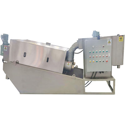 20m3/H Spiral Çamur Susuzlaştırma Makinesi Çiftlik Gübresi Çamur Arıtma Ekipmanları