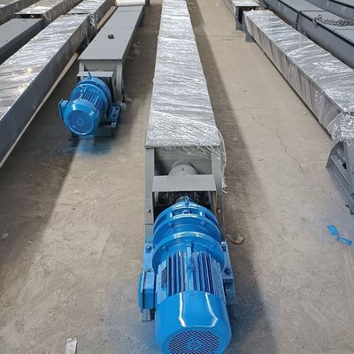 3m3/h U tipi karbon çelik milsiz vidalı konveyör besleme çamur mili spiral konveyör
