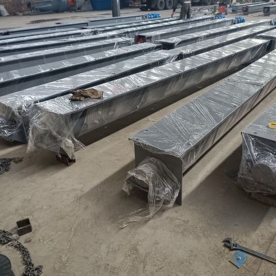 3m3/h U tipi karbon çelik milsiz vidalı konveyör besleme çamur mili spiral konveyör