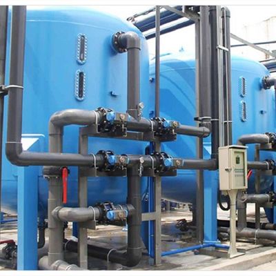 30m3/H Karbon Çelik Aktif Karbon Filtre Nehir Yeraltı Suyu Sığ Kum Multimedya Filtresi