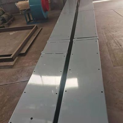 Karbon Çelik Çamur Vidalı Konveyör Kuru Toz Endüstriyel Spiral Taşıma