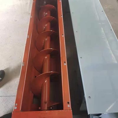 Karbon Çelik Çamur Vidalı Konveyör Kuru Toz Endüstriyel Spiral Taşıma