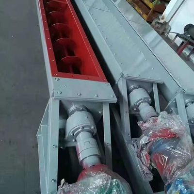 Karbon Çelik Çamur Vidalı Konveyör Kuru Toz Endüstriyel Spiral Taşıma