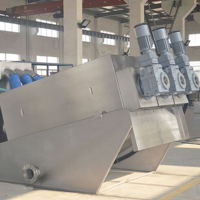 Kanatlı Ördek Domuz Dışkı için Endüstriyel Volute Çamur Susuzlaştırma Makinesi