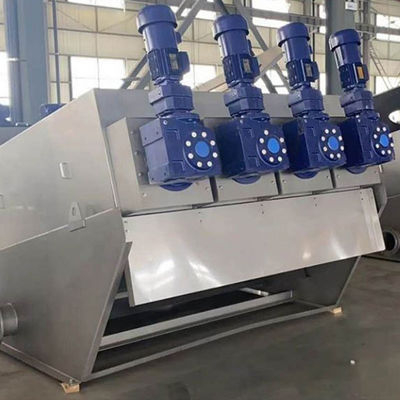 Kanatlı Ördek Domuz Dışkı için Endüstriyel Volute Çamur Susuzlaştırma Makinesi