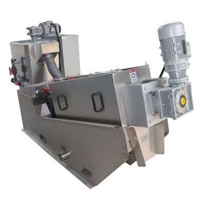 Domuz ve Tavuk Gübresi Vidalı Pres Çamur Susuzlaştırma Makinesi Entegre