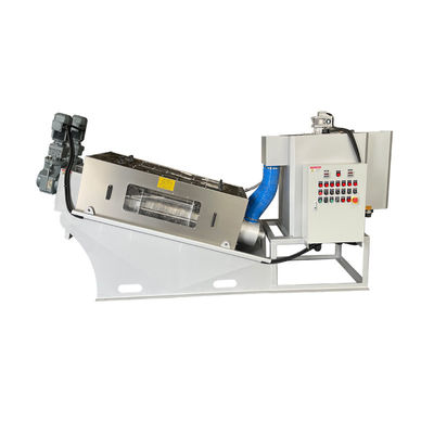 Tam Otomatik Vidalı Tip Çamur Susuzlaştırma Makinesi Katı Sıvı Ayırma