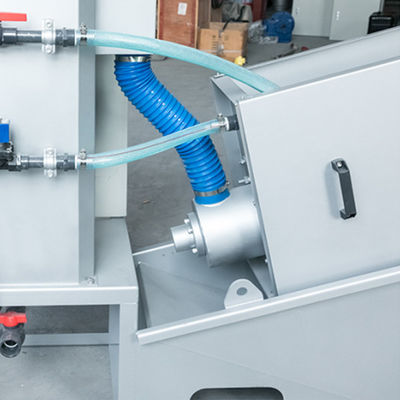 Spiral Tip Vidalı Pres Çamur Susuzlaştırma Makinesi SS 304 Malzeme