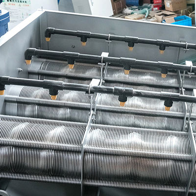 Spiral Tip Vidalı Pres Çamur Susuzlaştırma Makinesi SS 304 Malzeme