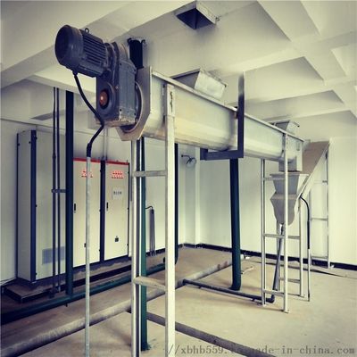 304 Paslanmaz Çelik Tarımsal Vidalı Konveyör Karbon Çelik Şaftsız Besleyici