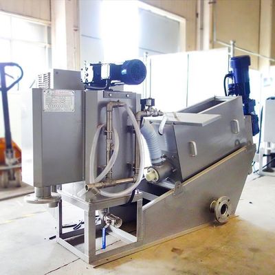 Vidalı Pres Kimyasal Tesis Çamur Susuzlaştırma Ekipmanları Tam Otomatik