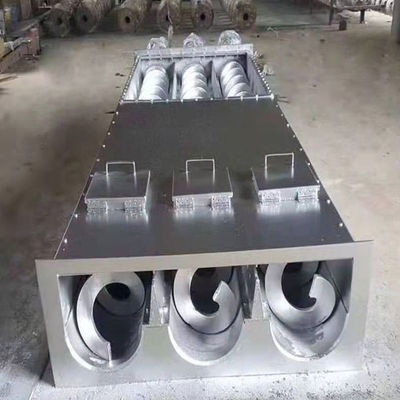 Yüksek Sıcaklık Dayanımı Şaftsız Vidalı Konveyör Paslanmaz Çelik