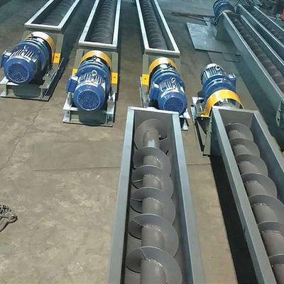 Yüksek Sıcaklık Dayanımı Şaftsız Vidalı Konveyör Paslanmaz Çelik