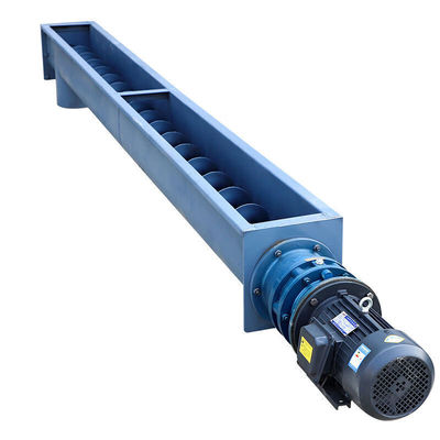 Toz İçin Paslanmaz Çelik Silo Çimento Vidalı Konveyör Makinesi Spiral