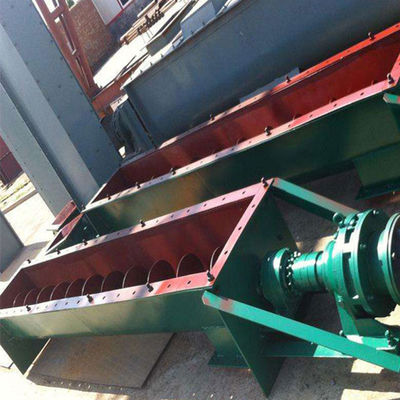 Şaftsız U Tipi Kireç Spiral Helezon Konveyörü Eğimli Yatay Endüstriyel