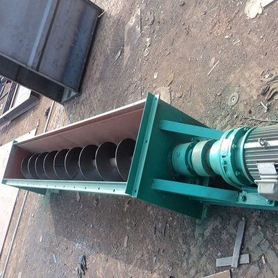 Şaftsız U Tipi Kireç Spiral Helezon Konveyörü Eğimli Yatay Endüstriyel