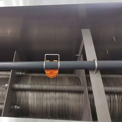 Otomatik SS304 Spiral Çamur Susuzlaştırma Makinesi Yüksek Dehidrasyon Oranı