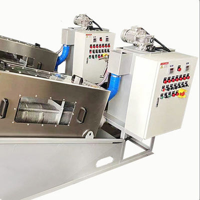 Tam Otomatik Paslanmaz Çelik Spiral çamur kurutucu sistemi 2.23kw 380Volt