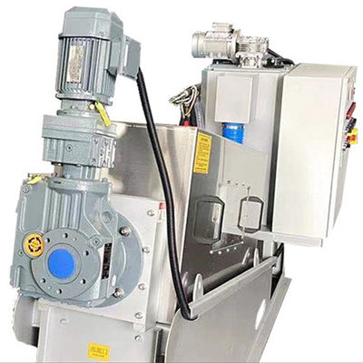 Tam Otomatik Paslanmaz Çelik Spiral çamur kurutucu sistemi 2.23kw 380Volt