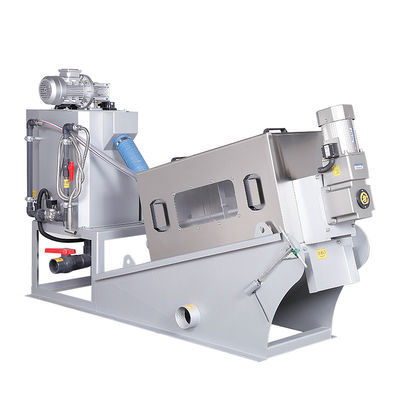 Tam Otomatik 304SS Spiral Çamur Susuzlaştırma Ekipmanı 30-50kg / h