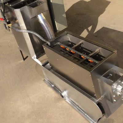 SS304 / 316 Vidalı Pres Çamur Susuzlaştırma Makinesi 2.25kw Otomatik Çalışma
