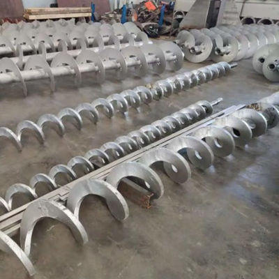 304 / 316SS Çimento Kömür Kireç Beton Tahıl Spiral Vidalı Konveyör 1.5-5.5kw