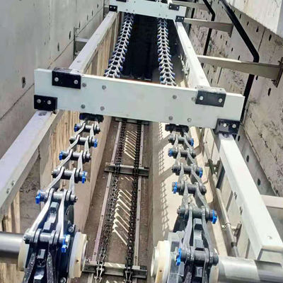 PLC Kontrollü Metalik Olmayan Çamur Sıyırıcı Sistemi Zincir Plakalı Cüruf Sıyırıcı 1-18m