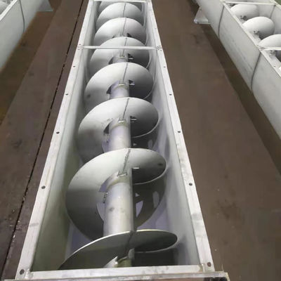 Paslanmaz Çelik Burgu Spiral Granüler Malzeme Toz Vidalı Konveyör Yüksek Verimlilik