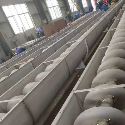 Paslanmaz Çelik Burgu Spiral Granüler Malzeme Toz Vidalı Konveyör Yüksek Verimlilik