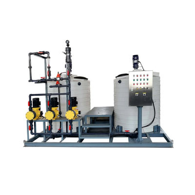 Dolaşan Soğutma Suyu Sabitleyici için Enerji Tasarruflu 2000L / H PE Pıhtılaştırıcı Dozajlama Sistemi