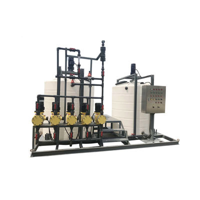 Dolaşan Soğutma Suyu Sabitleyici için Enerji Tasarruflu 2000L / H PE Pıhtılaştırıcı Dozajlama Sistemi