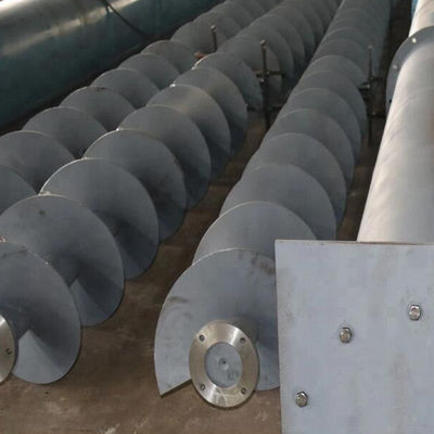 SUS304 Kömür Ezilmiş Kireç Kumu Taşımacılığı İçin Susuzlaştırma Çamuru Helezon Konveyörü