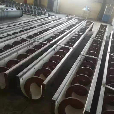 Silo Çimento için 1 ~ 25Meter Eğimli Paslanmaz Çelik Vidalı Burgu Konveyörü