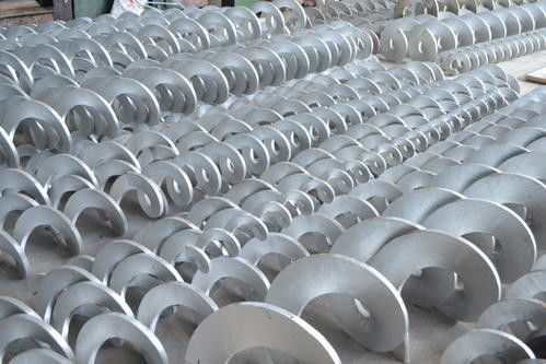 Belediye Kanalizasyon Çift Vidalı Konveyör, 400mm Susuzlaştırma Vidalı Konveyör