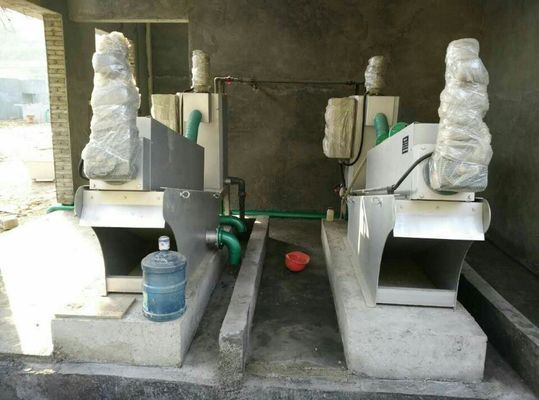 4.5m3 / h Vidalı Pres Çamur Susuzlaştırma Makinesi, Kimyasal Çamur Susuzlaştırma Ekipmanları