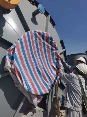 8.5m Plastik Pelet Depolama Siloları, 4T Silo Depolama Tankı