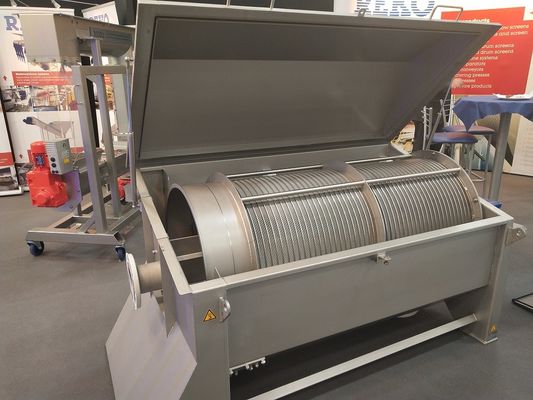 İnce Kalıntı Temizleme Ekipmanları Geri Yıkama Sistemli Tambur Mikro Filtre Gıda Sınıfı