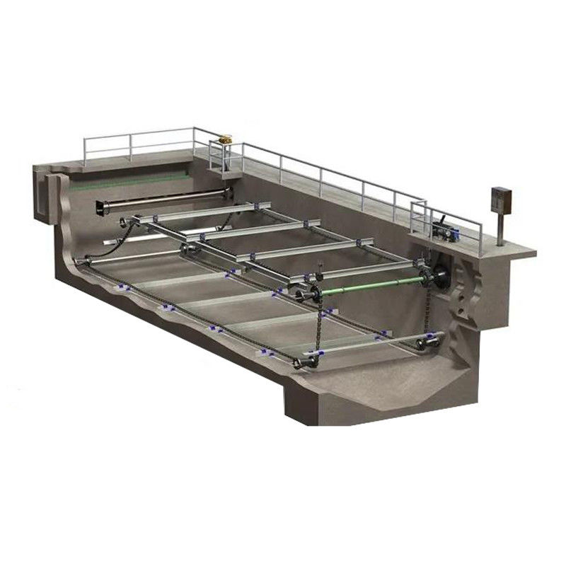 Çamur Çöktürme Tankında Metalik Olmayan Zincirli Çamur Sıyırıcı